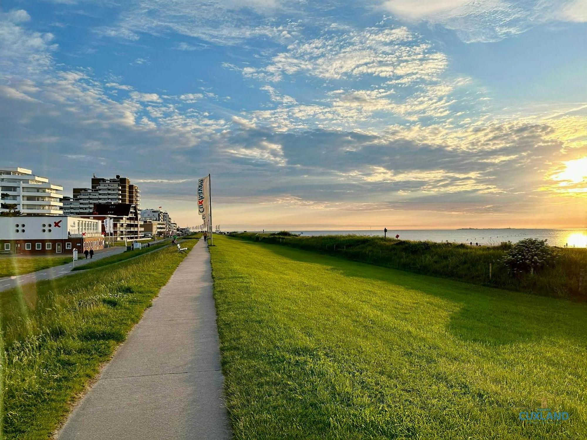Urlaub mit Blick auf die Duhner Heide Cuxhaven Exterior foto