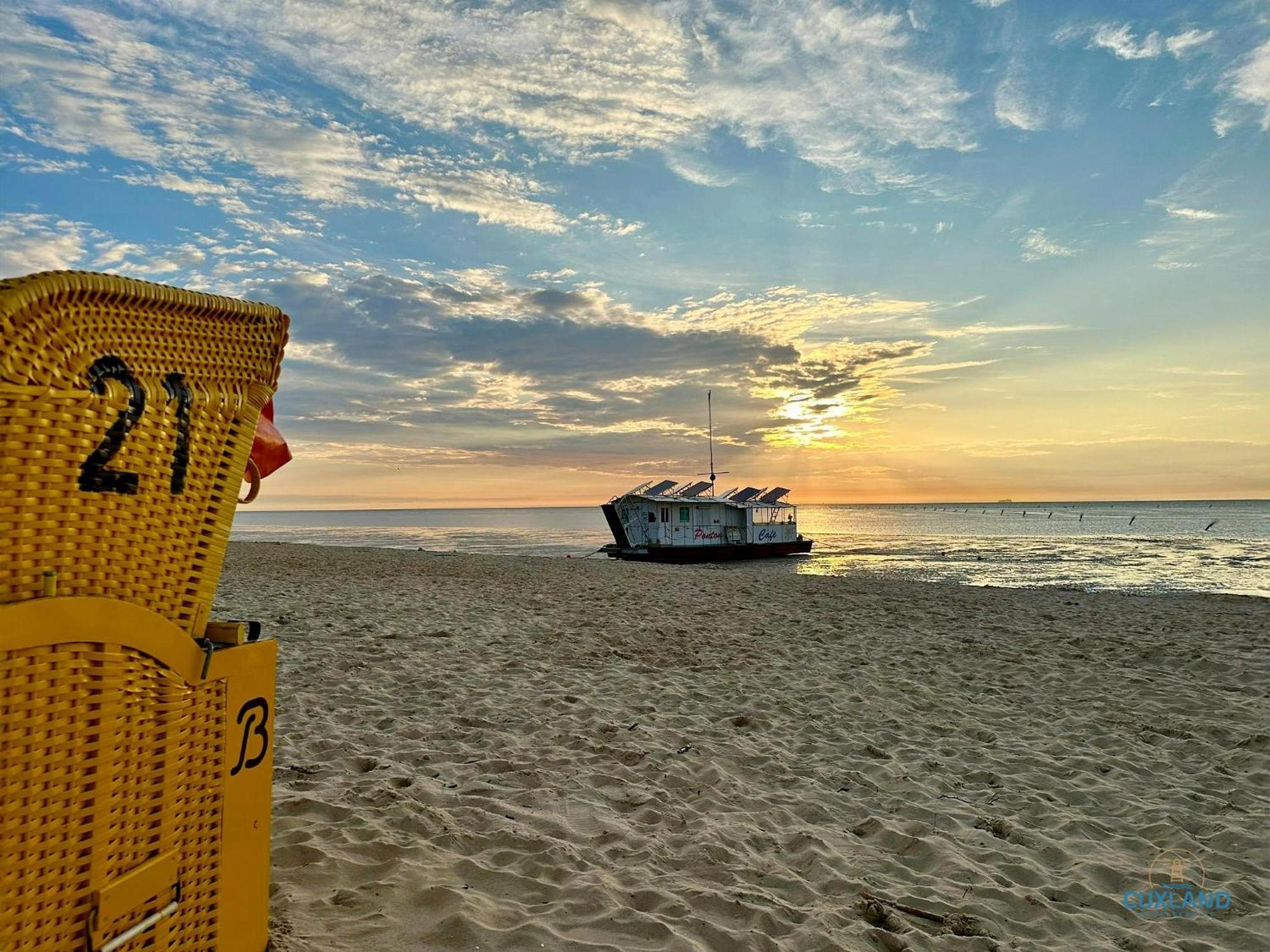 Urlaub mit Blick auf die Duhner Heide Cuxhaven Exterior foto