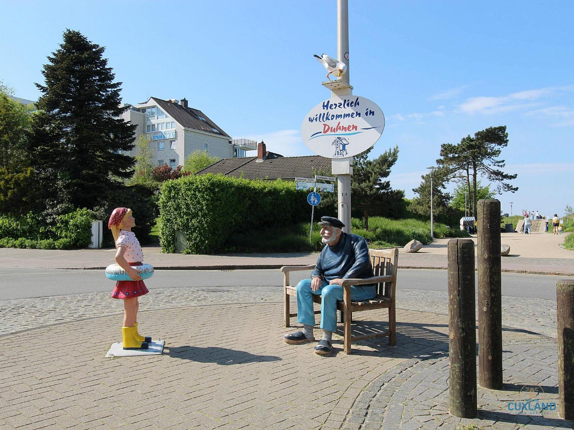 Urlaub mit Blick auf die Duhner Heide Cuxhaven Exterior foto